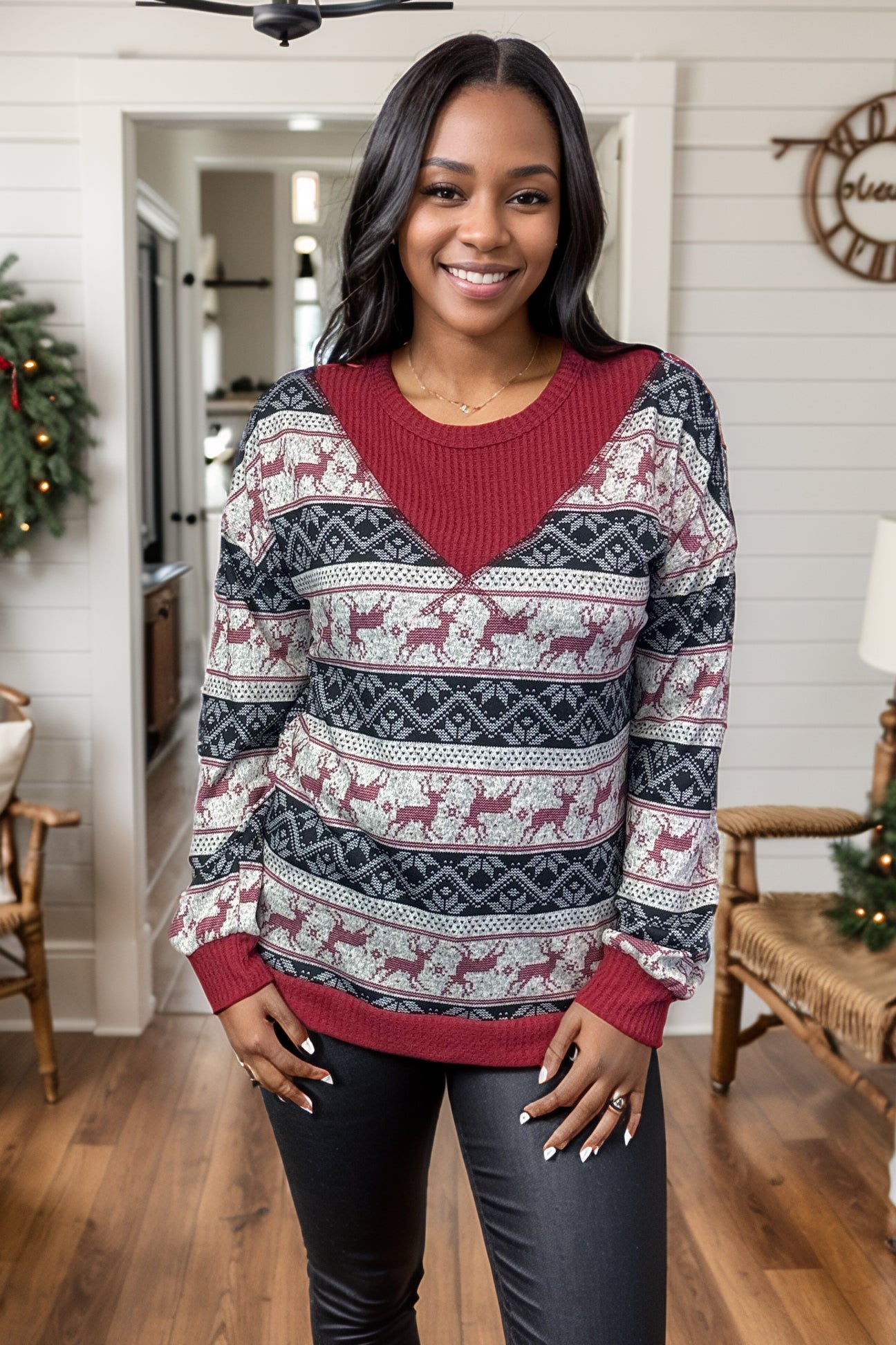 Dancer & Prancer Pullover