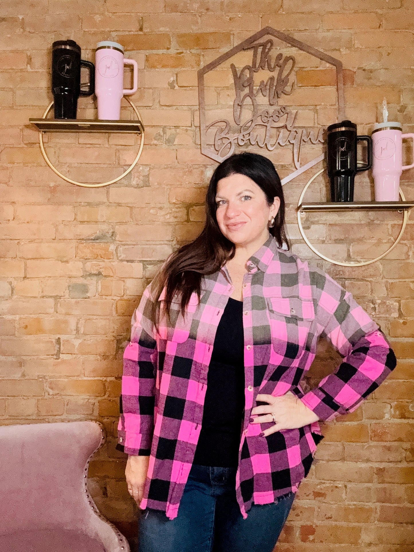 Ombre Plaid Flannel